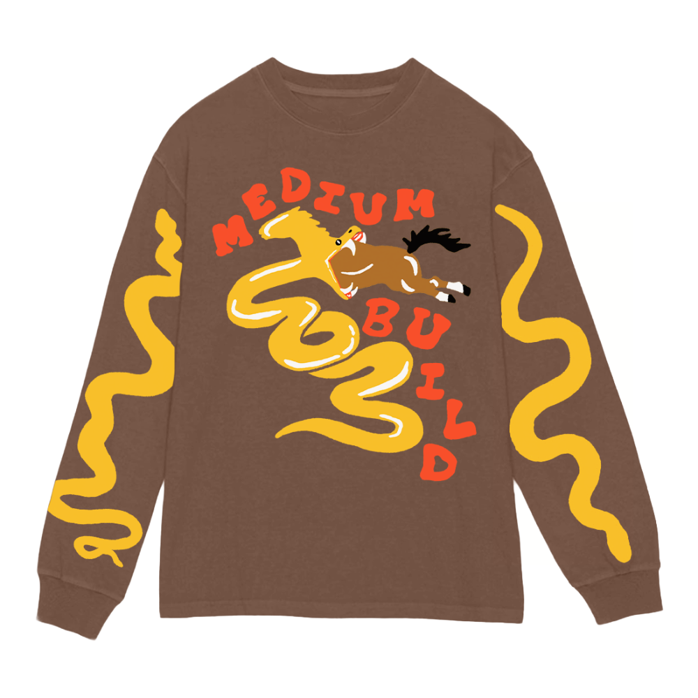 Maybe I'm A Snake Long Sleeve - Medium Build Official Store