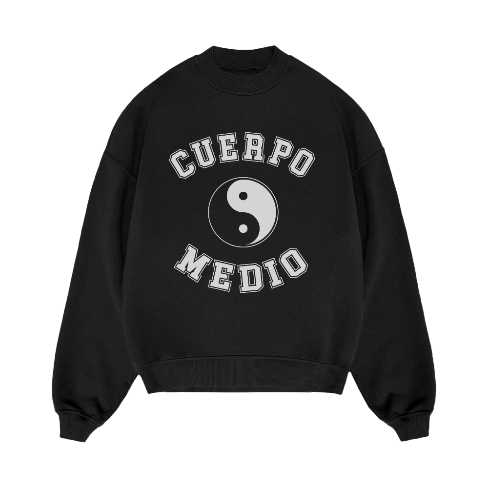 Cuerpo Medio Black Crewneck