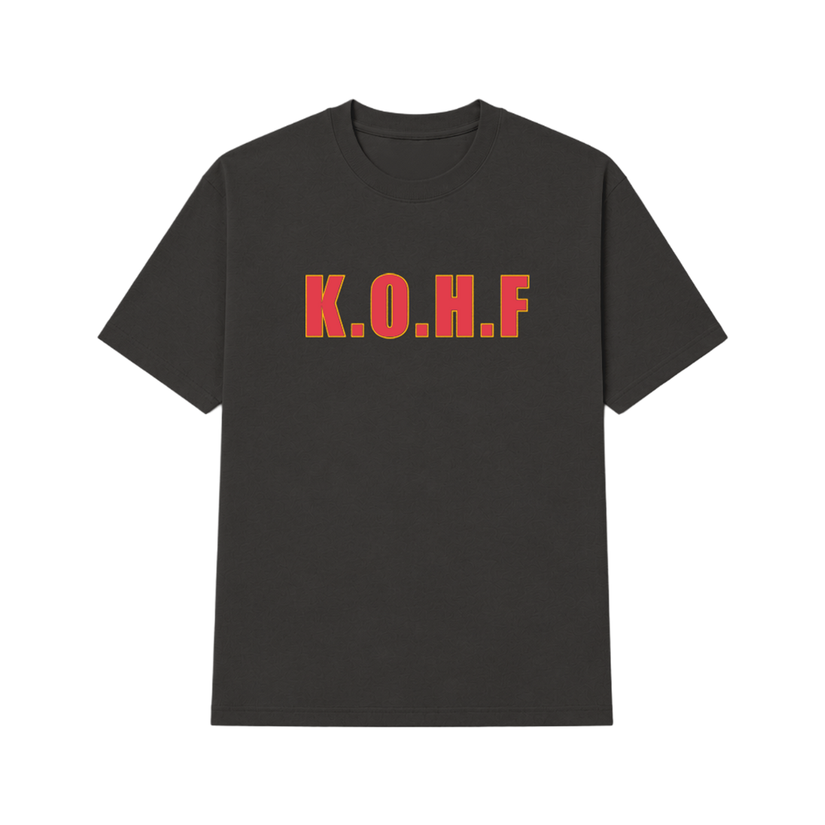 KOHF Tracklist Tee (Black) front