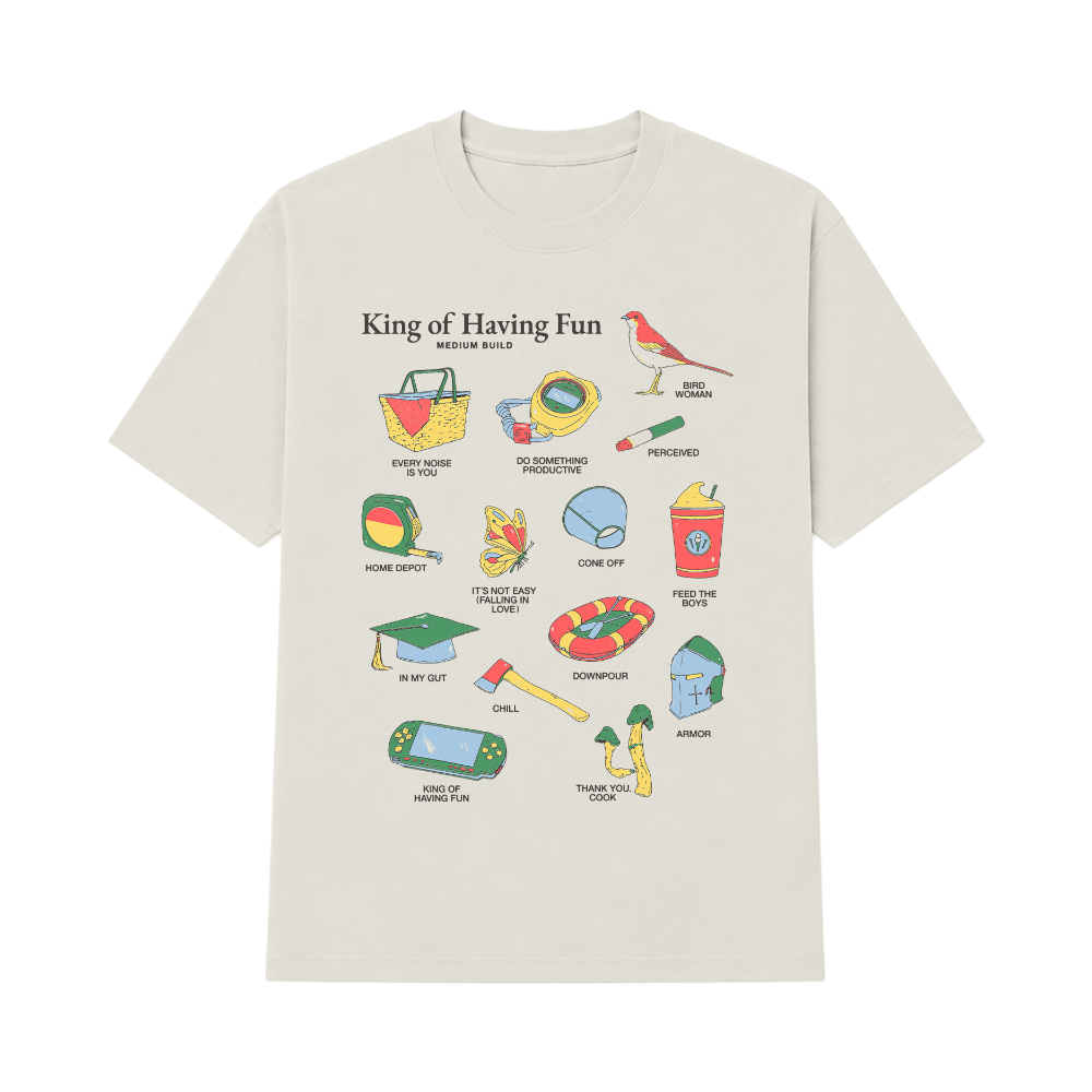KOHF Tracklist Tee (Cream)