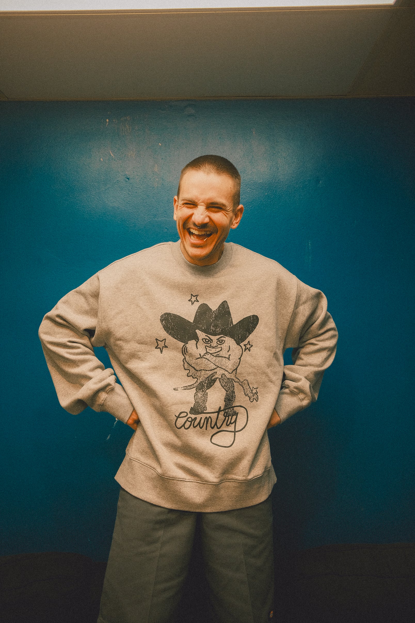 Weird Guy Crewneck lifestyle 2